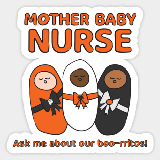 Mother/Baby Boo-rritos Sticker